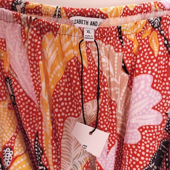 Elizabeth & James Floral Smocked Dress | XL | 220411DR - Picture 5 of 5